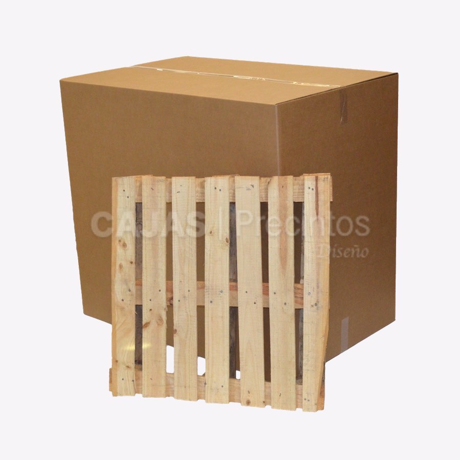 Caja de Cartón 100x60x40 cm Canal Doble con 4 solapas. Especial
