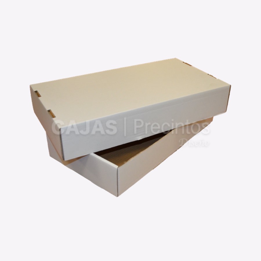 10 Cajas de Cartón Blanco 33 x 24,8 x 7 cm